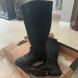 Chippewa motorcycle riding boots.